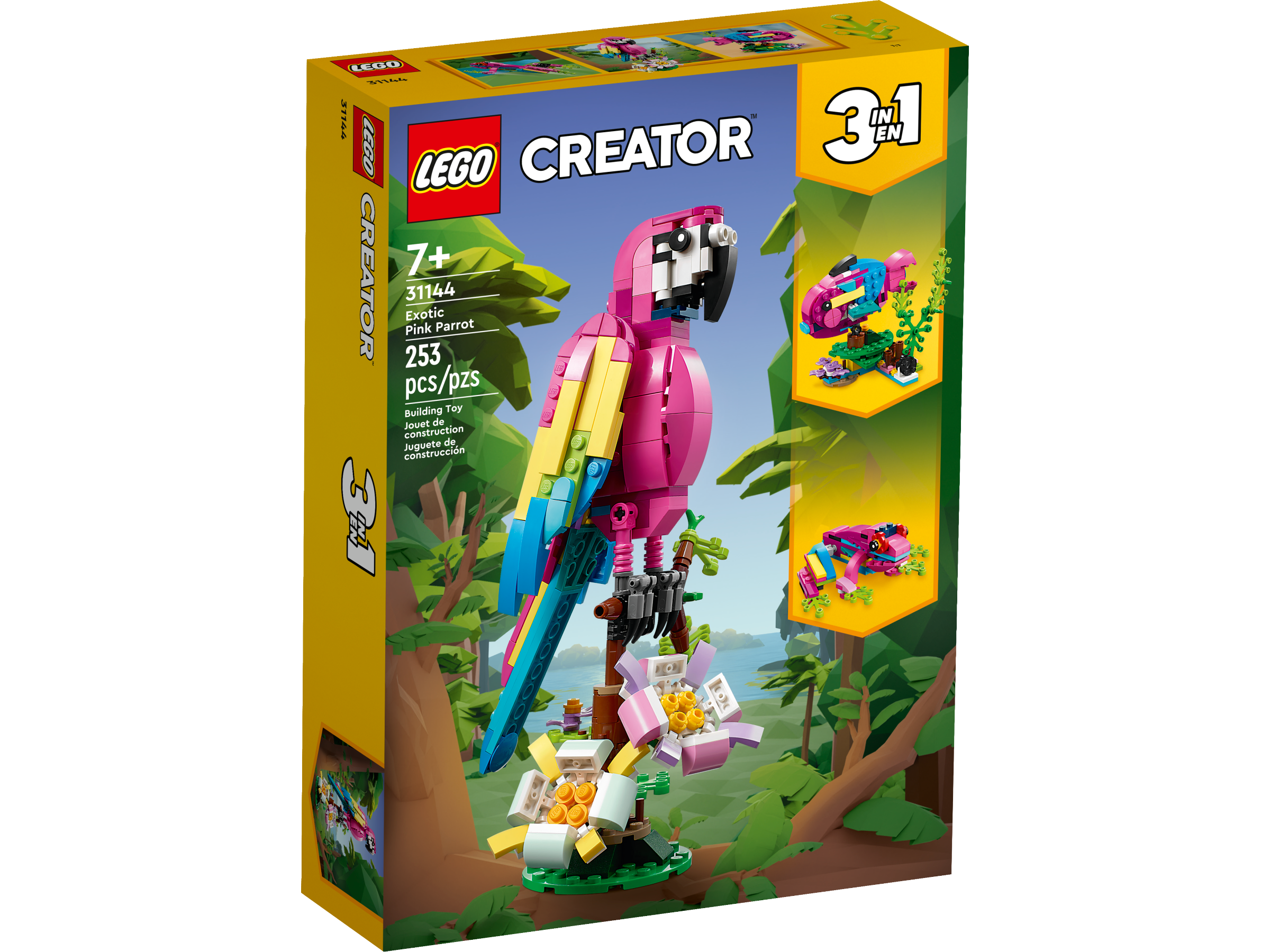 Colorful LEGO Parrot